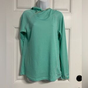T27- PATAGONIA AquaMint TROPIC COMFORT Natural Sun Hooded T-Shirt